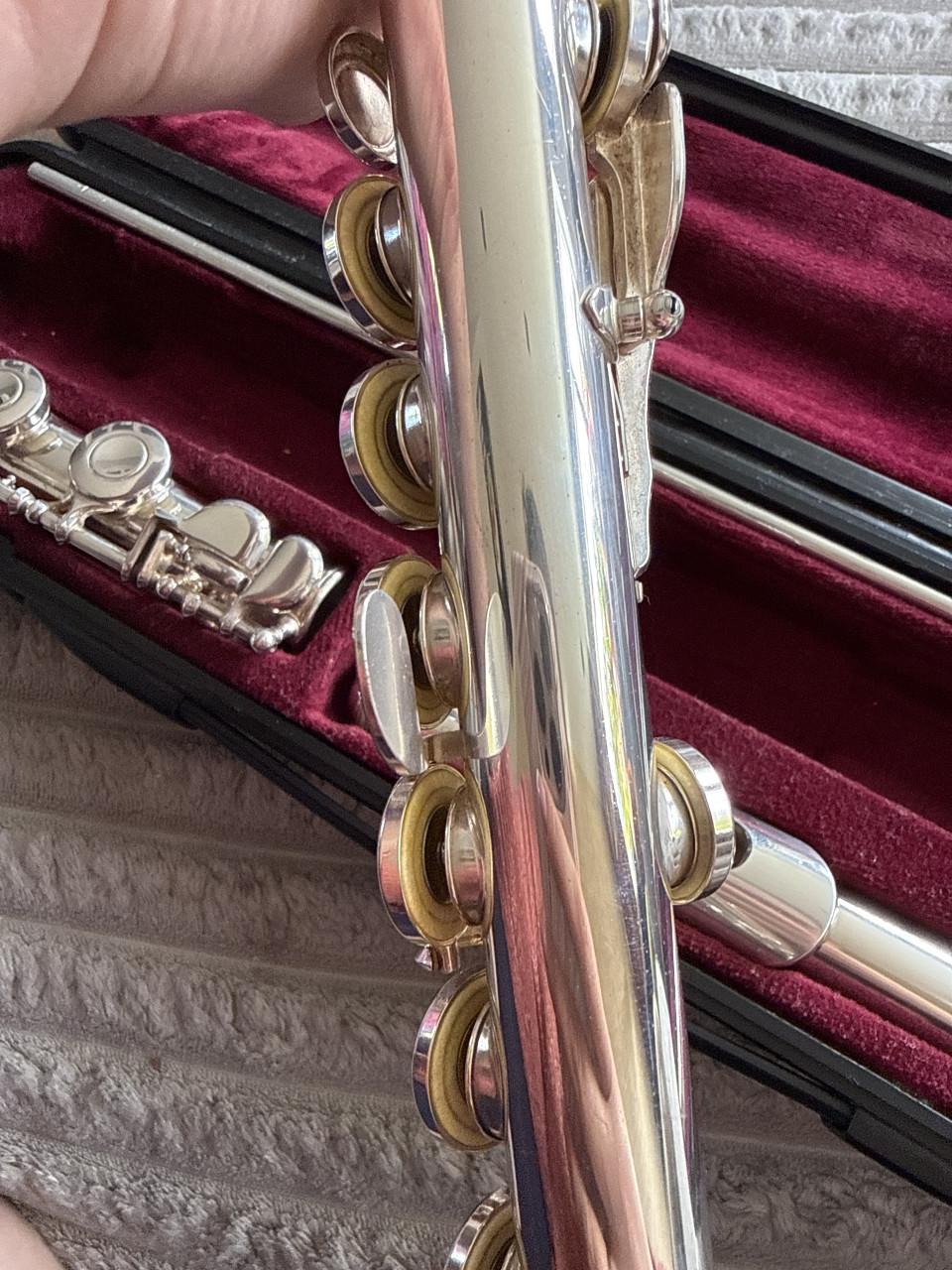 Dwarsfluit Yamaha 211SII in goede staat