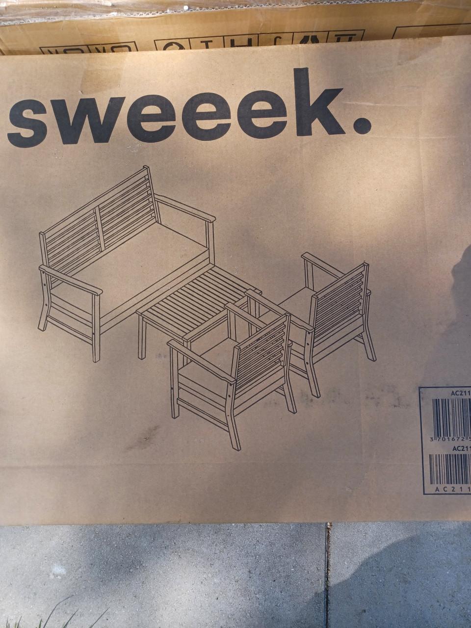Lounge set Sweeek, nog nieuw in verpakking