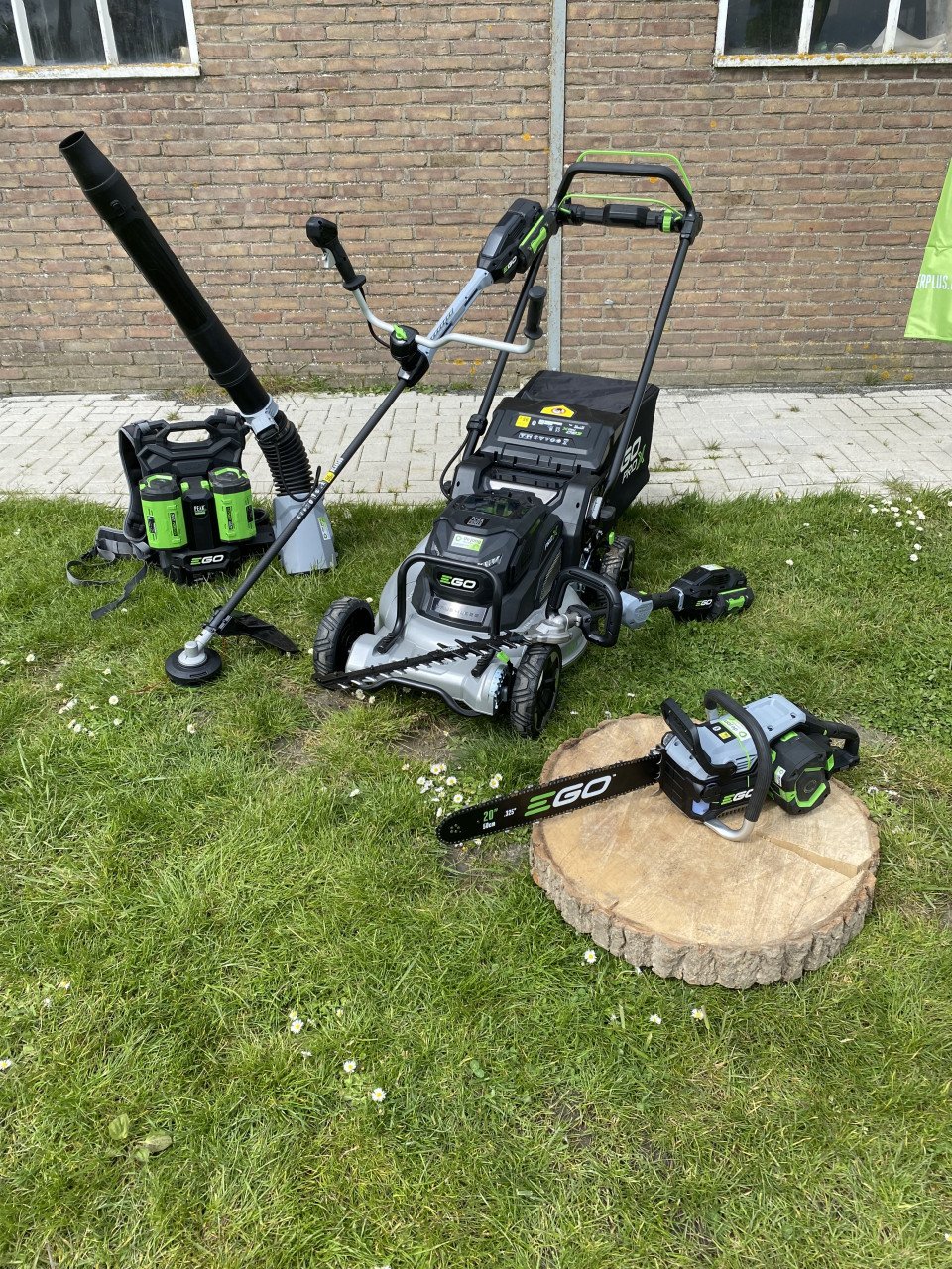 Ego rug gedragen bladblazer Ego tuinmachines