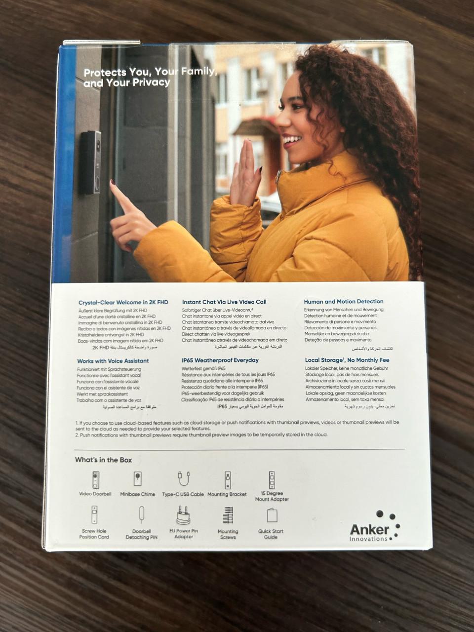 Eufy videodeurbel C30 met Chime