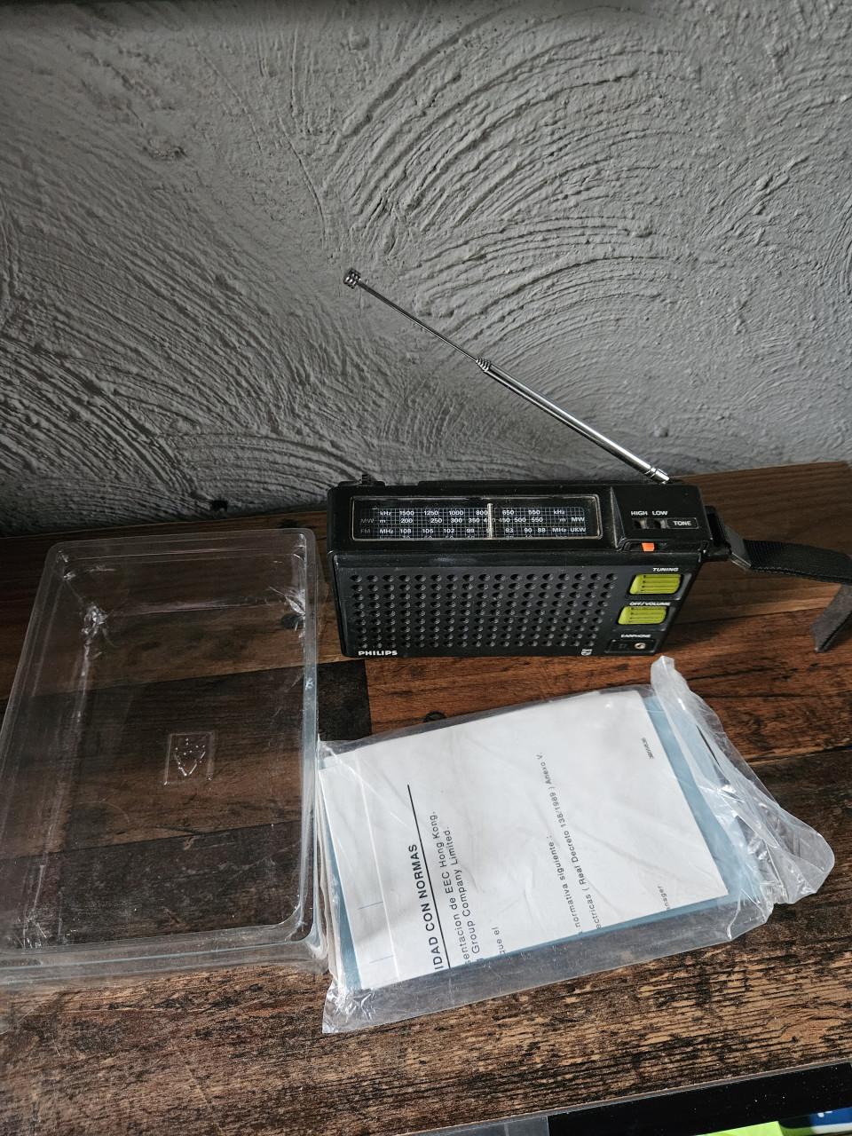 Philips Draagbare Radio - Vintage FM/MW Ontvanger