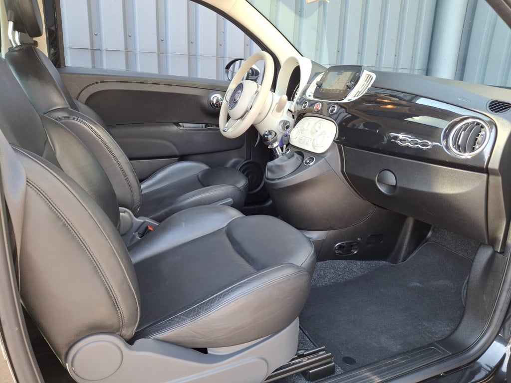 Fiat 500 1.2 lounge | airco | cruise | pano | leder