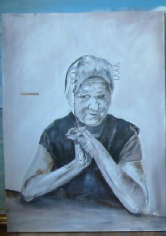 Olieverf schilderij  schilderijen  jac Caljouw  Arnemuiden