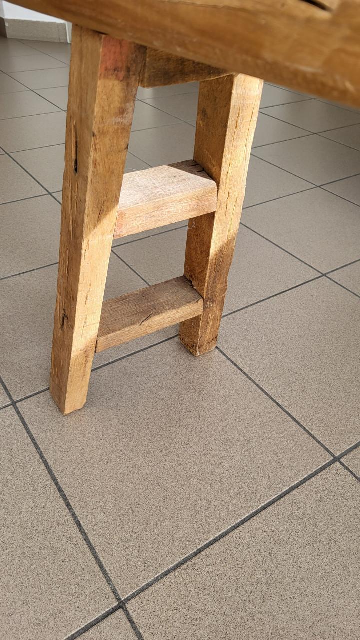 Houten bankje landelijk rustiek