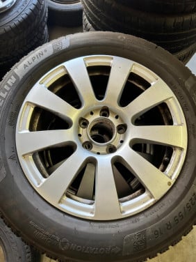MERCEDES LICHTMETALEN VELGEN MICHELIN ALPIN6 WINTERBANDEN