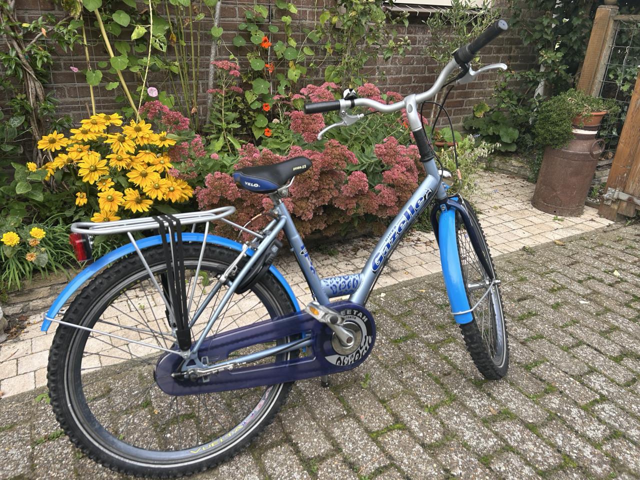 Meisjes fiets Gazelle Cheetah  3 versn velgrem achter rem. In orde gemaakt.
