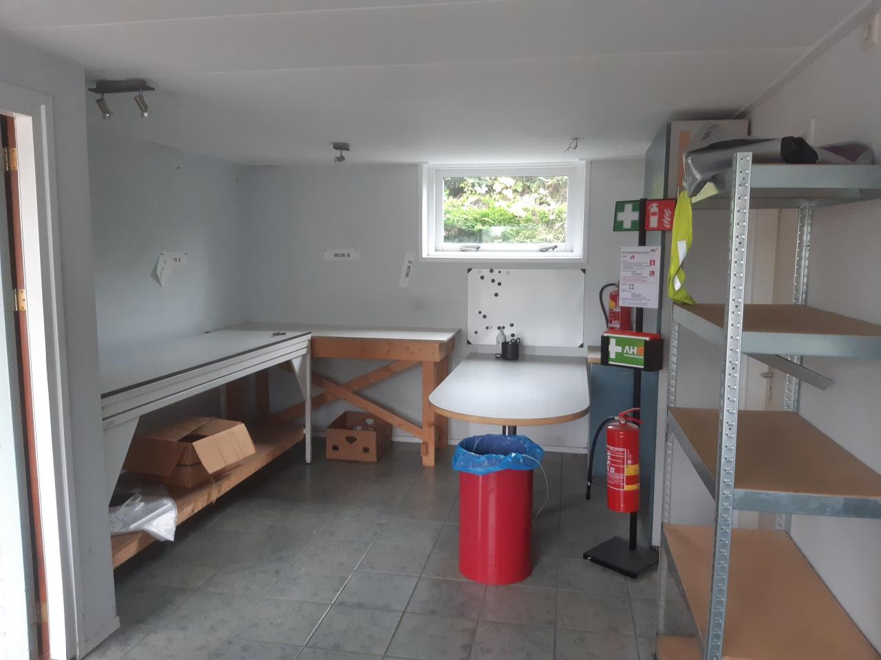 Te Huur opslag en kantoorruimte