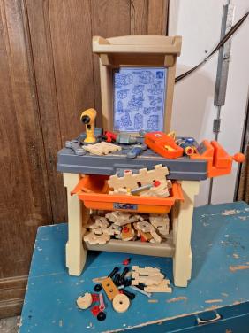 Speelgoed werkbank