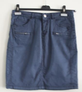 Blauwe  rok maat 36