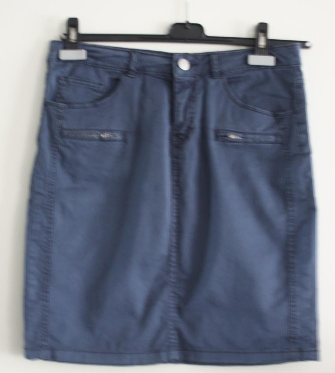 Blauwe  rok maat 36