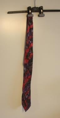 Bloemen stropdas rijs roze rood