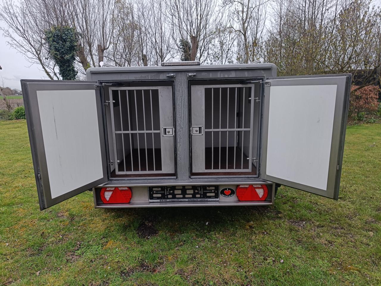 Hondenaanhanger 3 vaks (GLAWELL)