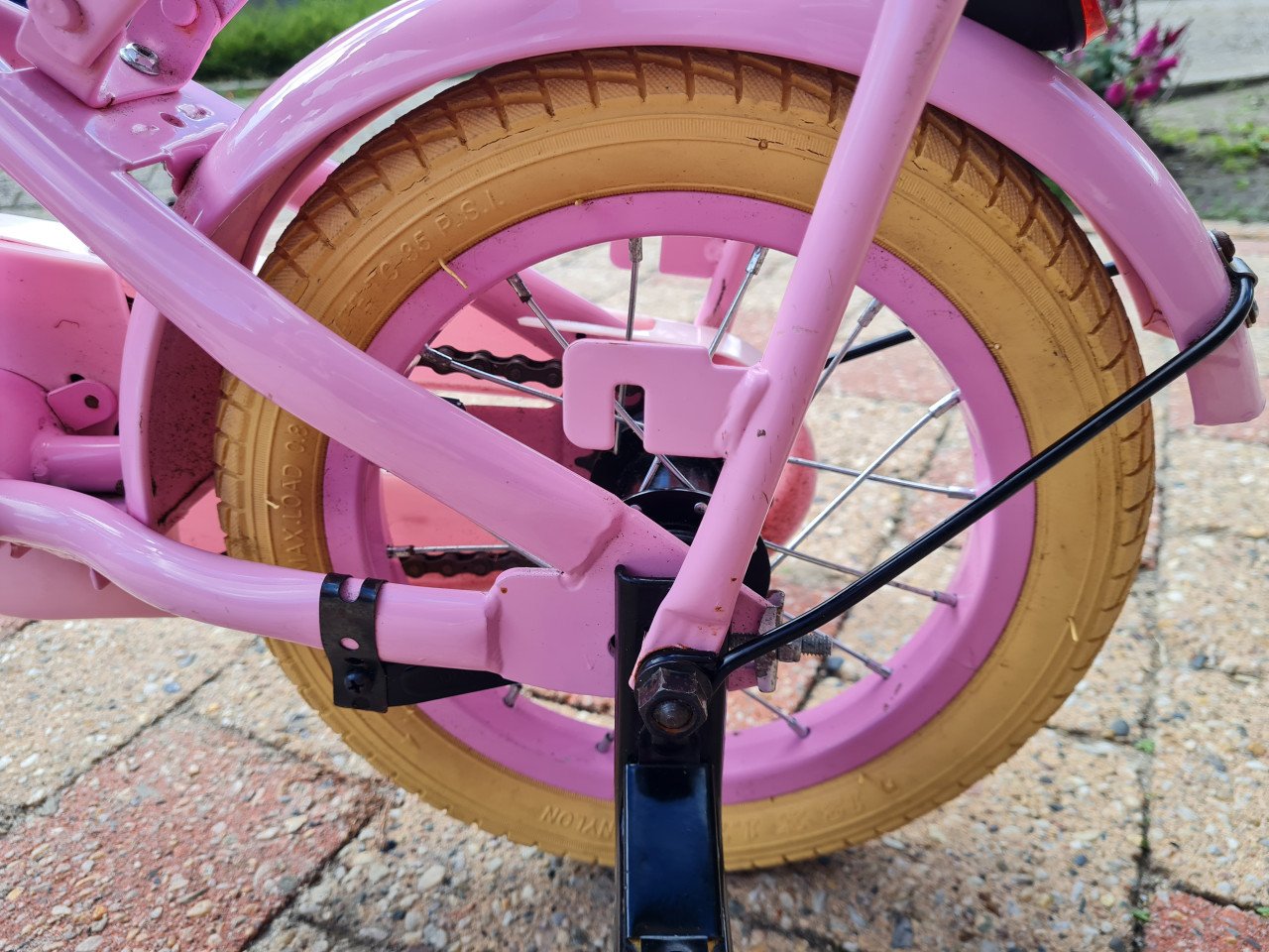 12 inch fietsje met zijwieltjes