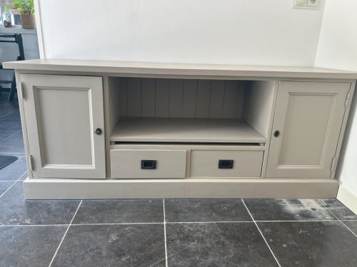 Grijs houten tv meubel