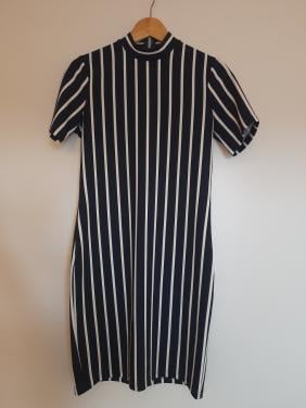 Blauw gestreepte jurk BRNDY maat xs