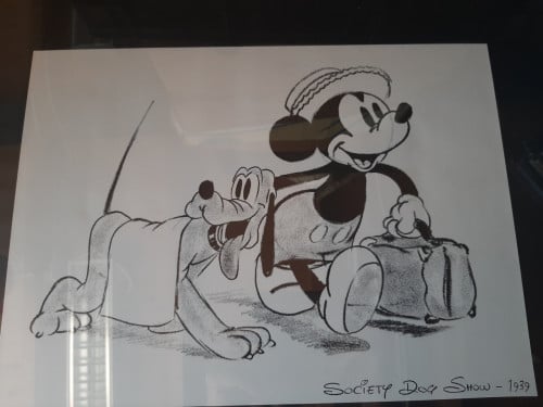 Mickey mouse en pluto lijst