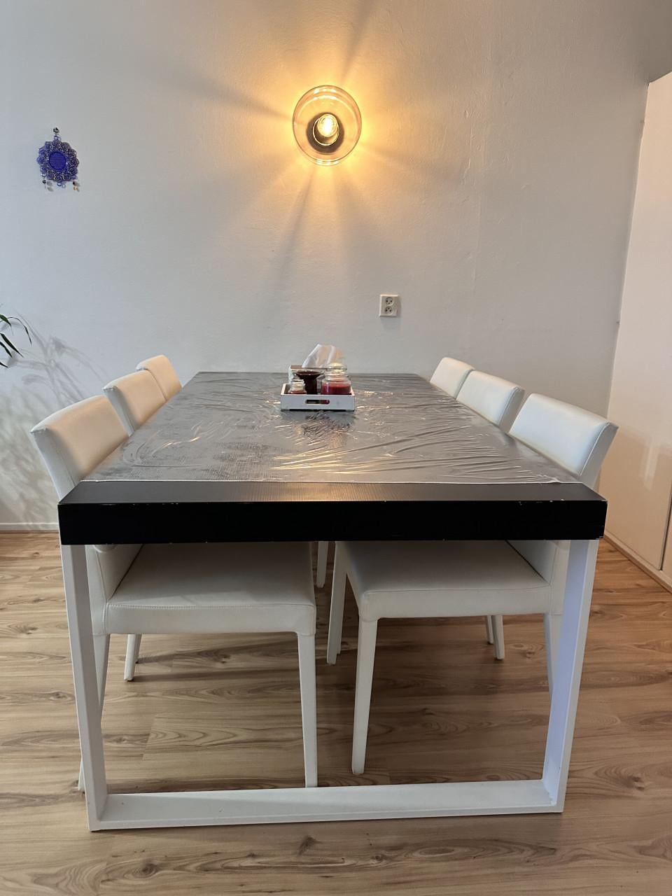 6 persoons Eettafel + stoelen
