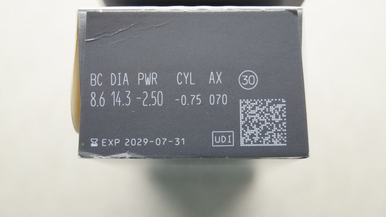 Contactlensen 8.6 14.3 -2.50 -0.75 070