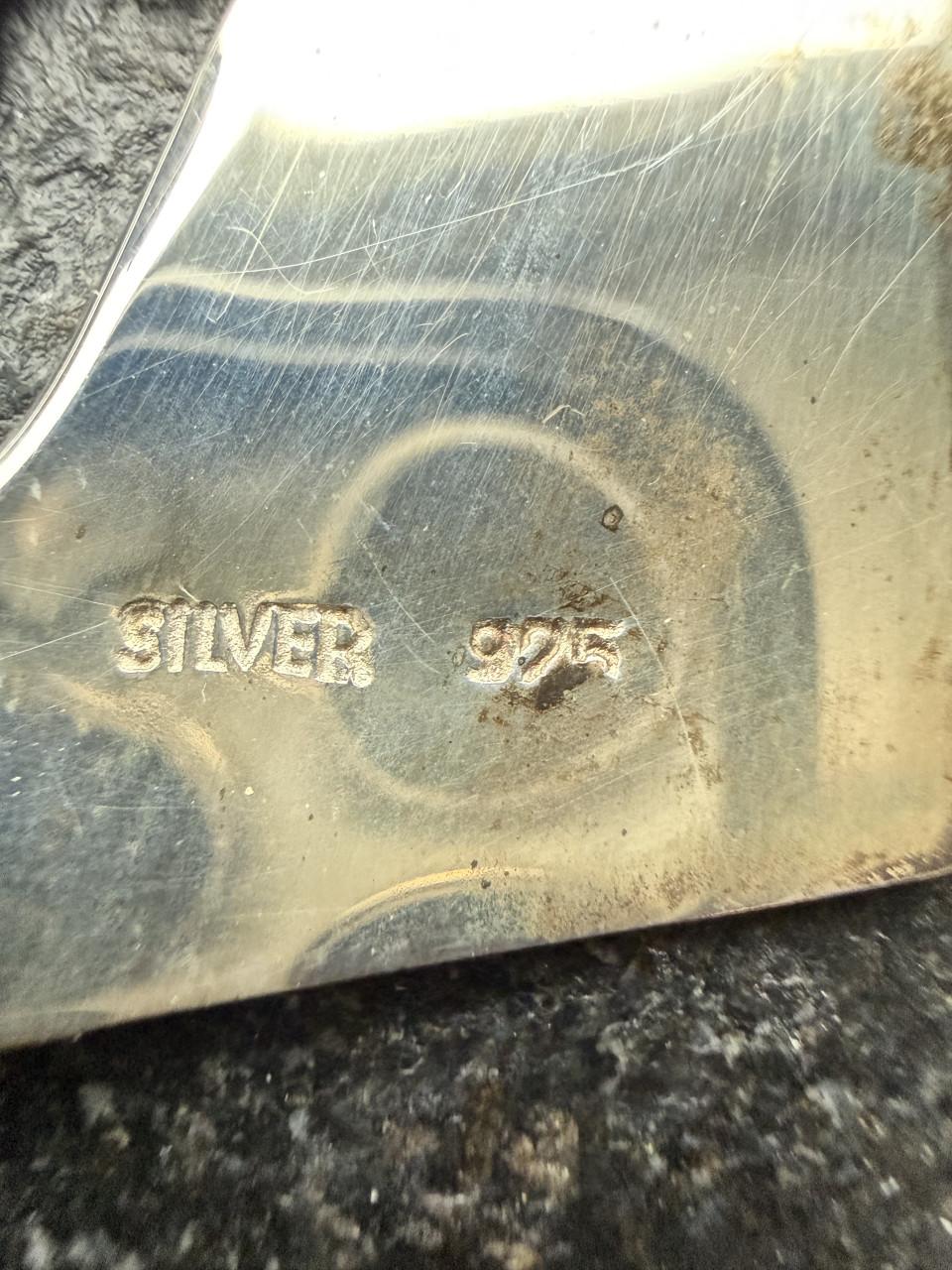 Zilveren schaalmodel boot. Sterling 925