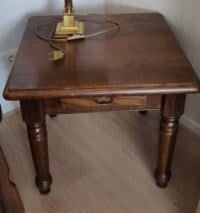 Sidetable of salon tafel met la, 60x60cm