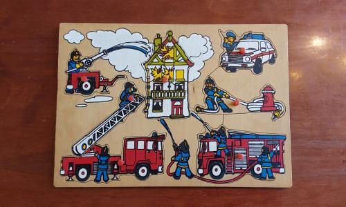 Puzzel van hout