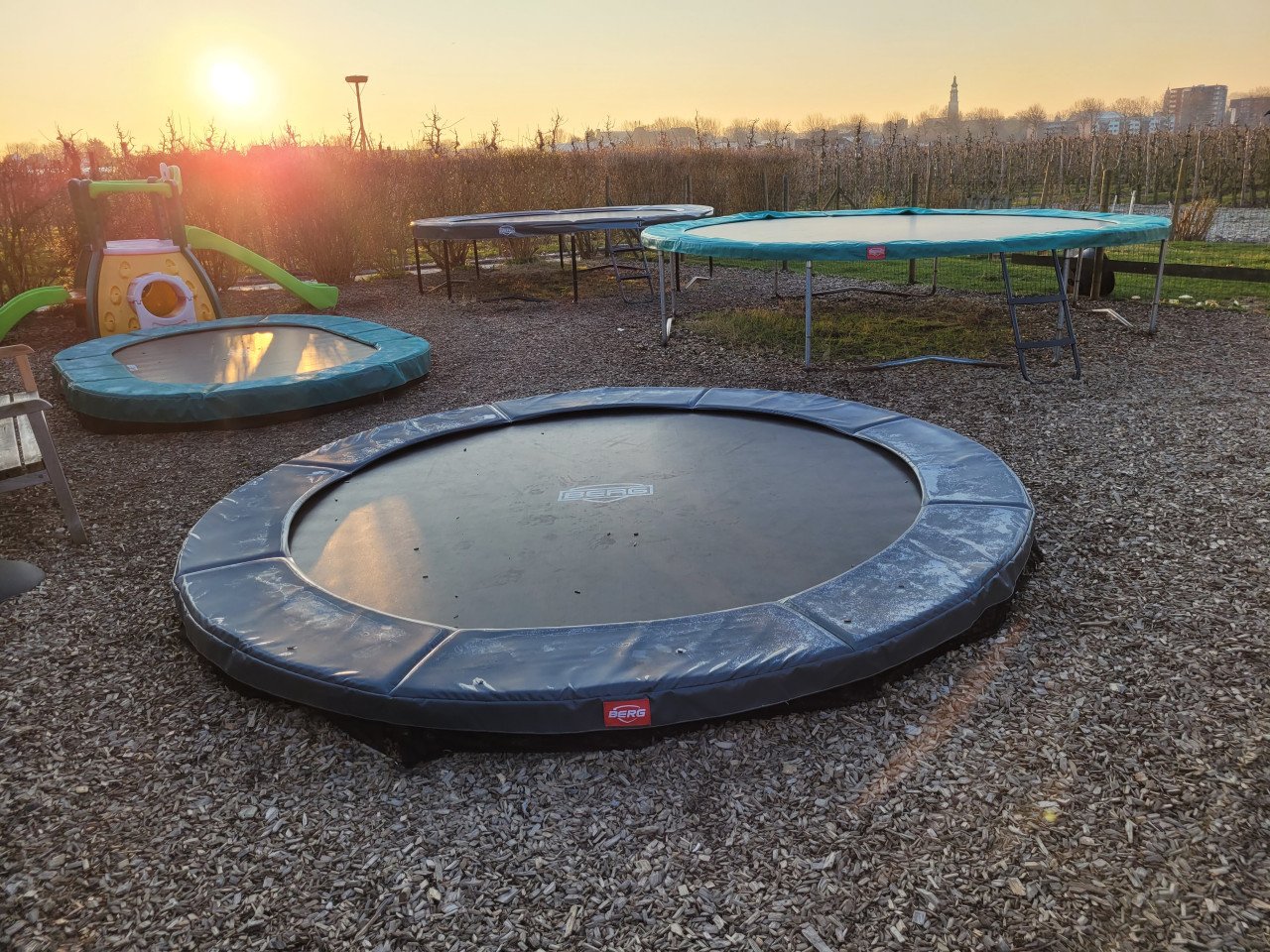 Trampolines van Berg