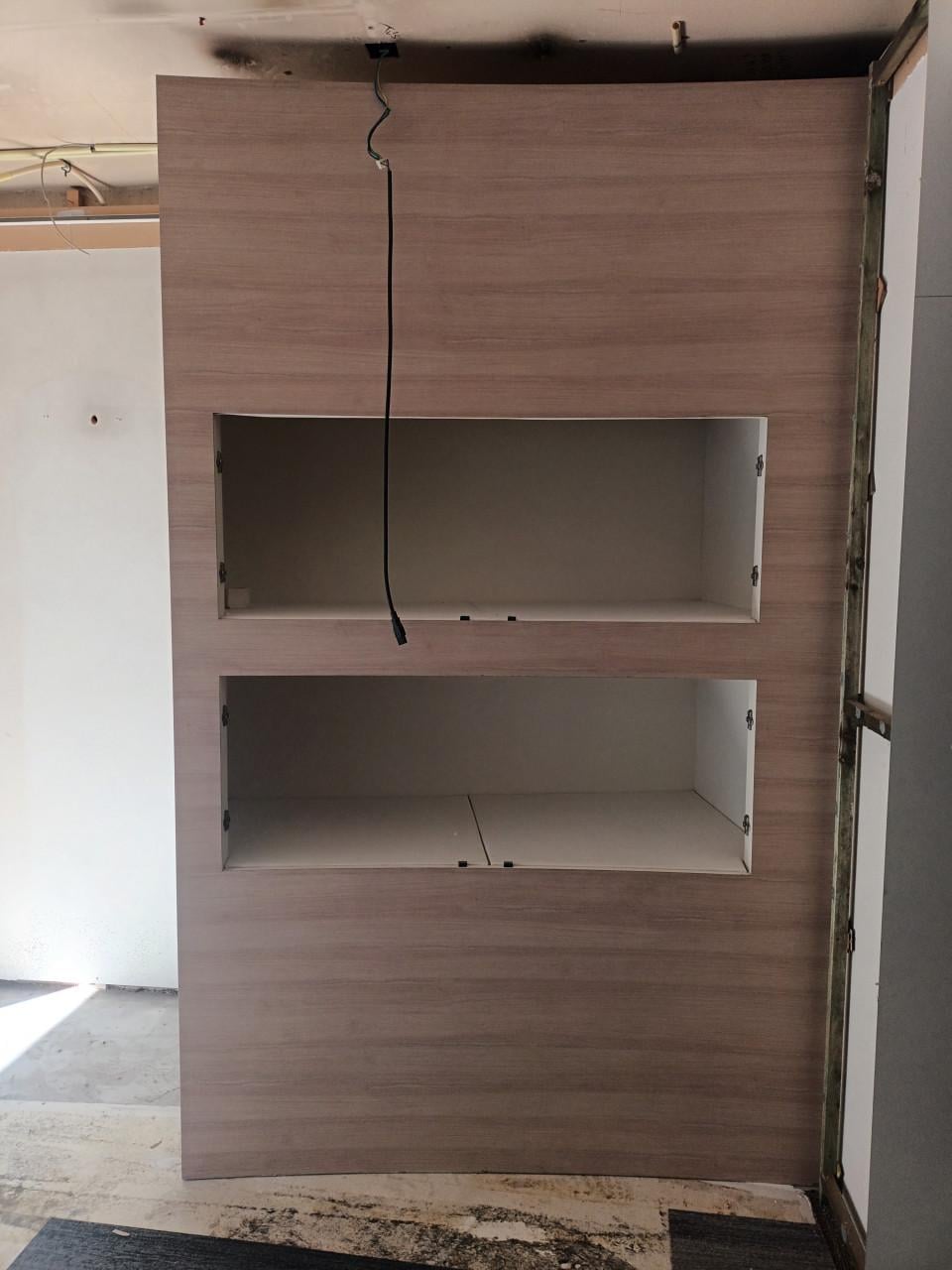 Winkel interiuur kasten met verlichting