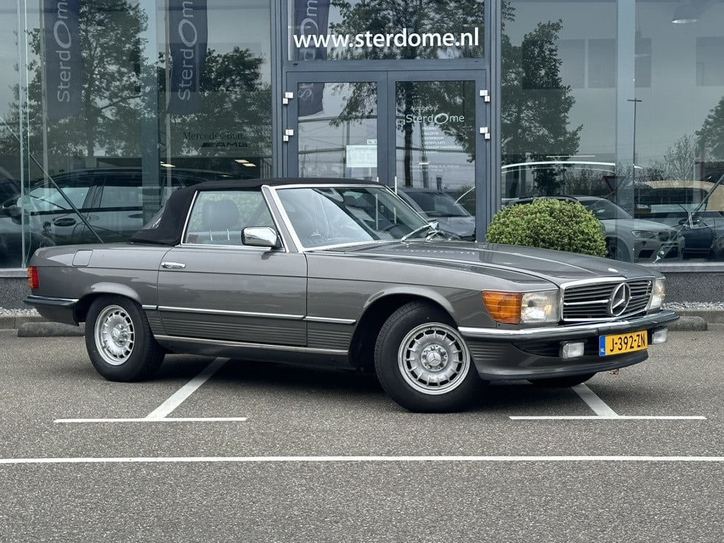 Mercedes-Benz Sl 280 sl i automaat i hout inleg i kroonkurk velgen i airco 
