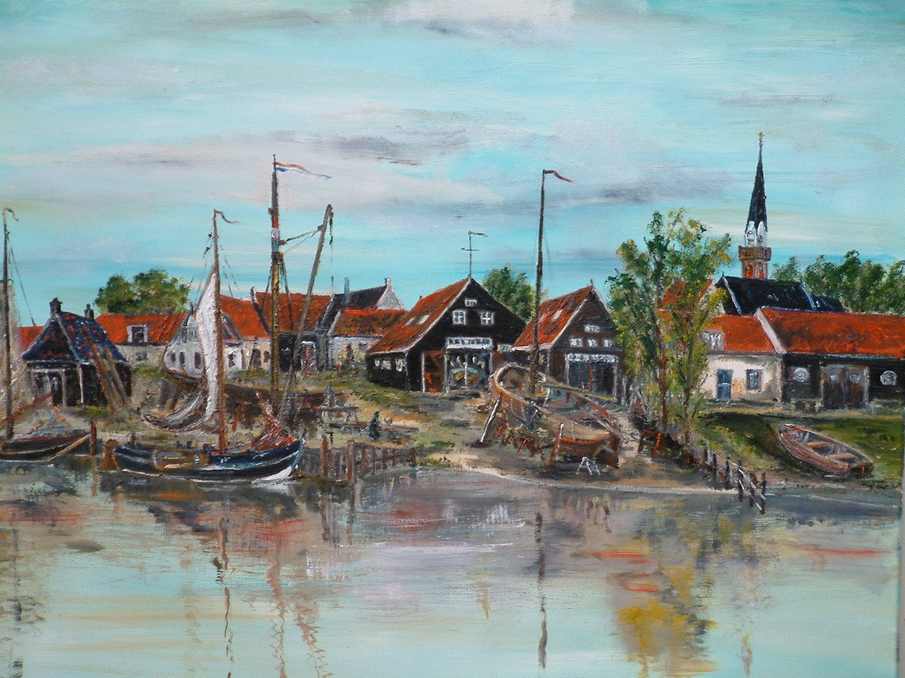 Veere  --Vlissingen -Arnemuiden  oude visserij   schilderijen