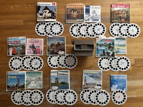 Originele View-Master Sawyers, diverse schijven 1960-1975