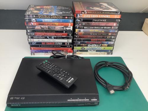 Sony DVD-speler in goede staat. Inclusief afstandsbediening en HDMI-kabel.