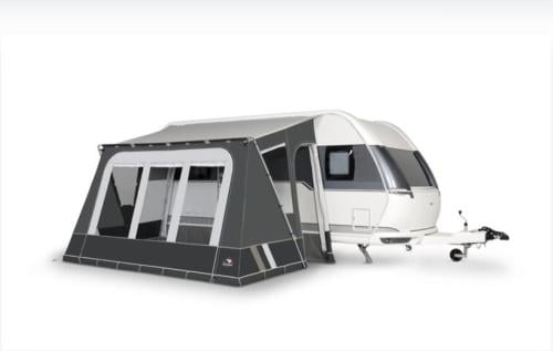Deeltent caravan