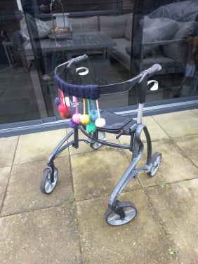 Dolomite en het type Jazz. gebruikt rollator.