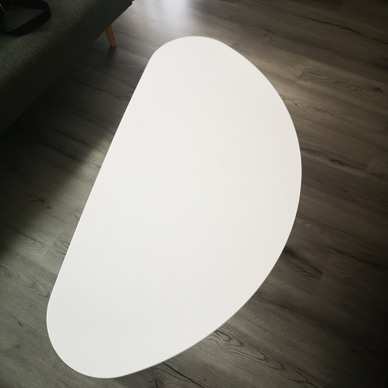 Witte ovale salontafel (jysk)
