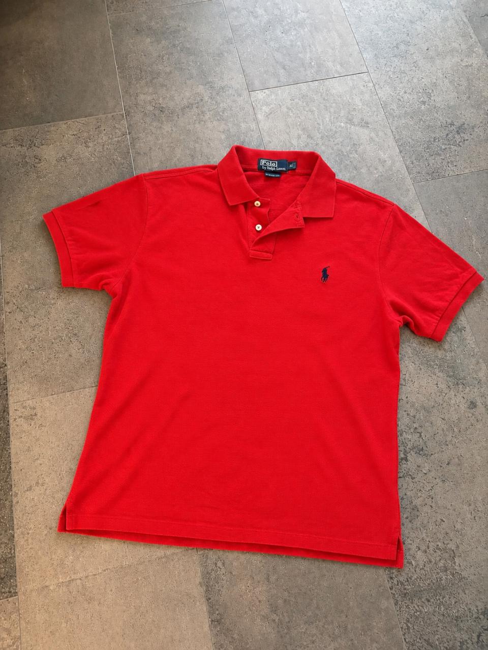 Ralph Lauren Polo Rood Heren XL – Custom Fit