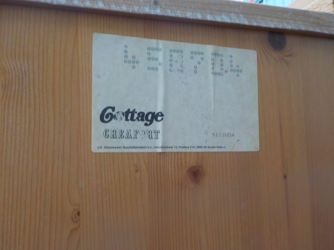 Massief grenen Cottage boekenkast in zeer goede staat
