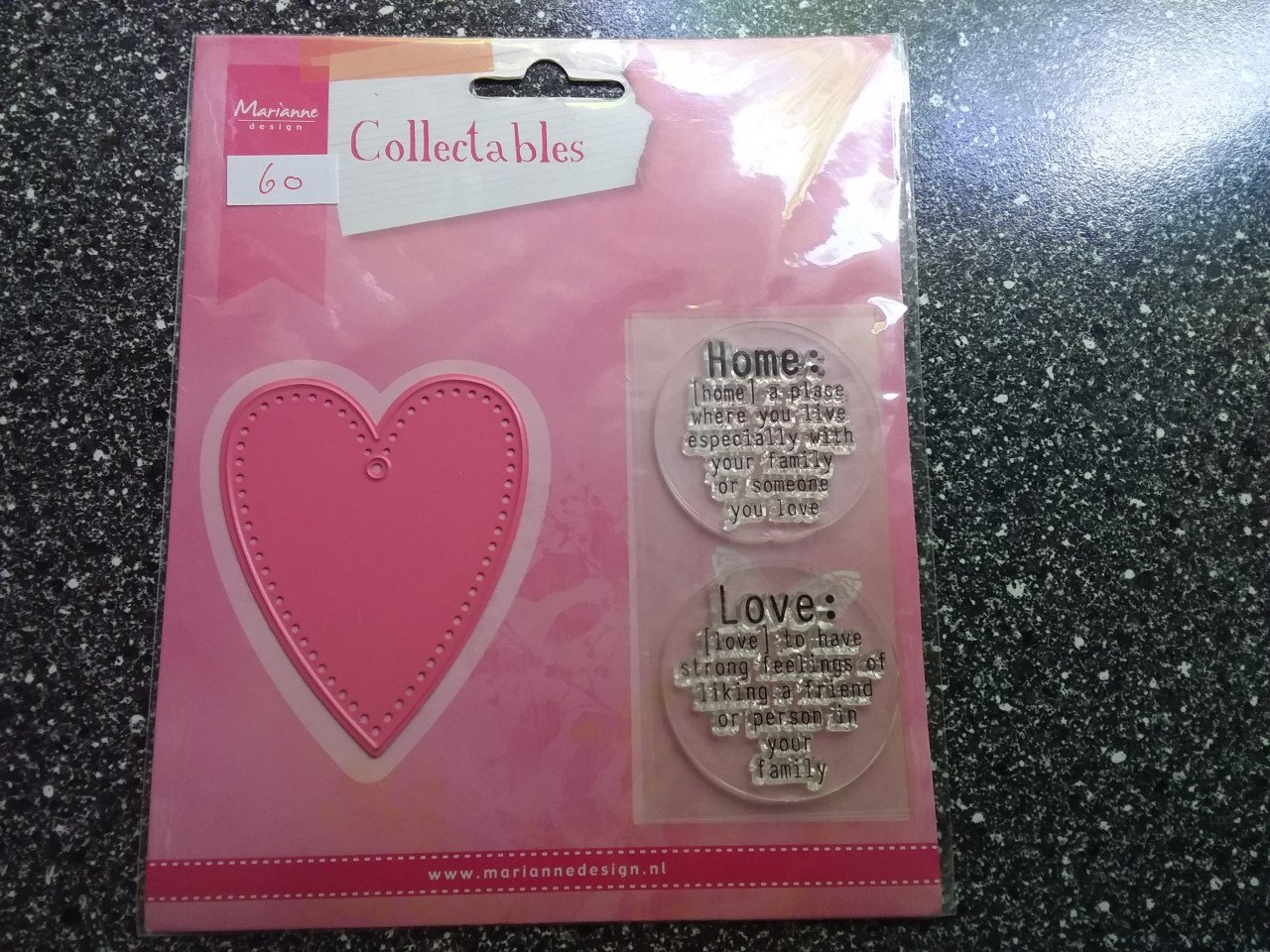 Snijmal met stempel set