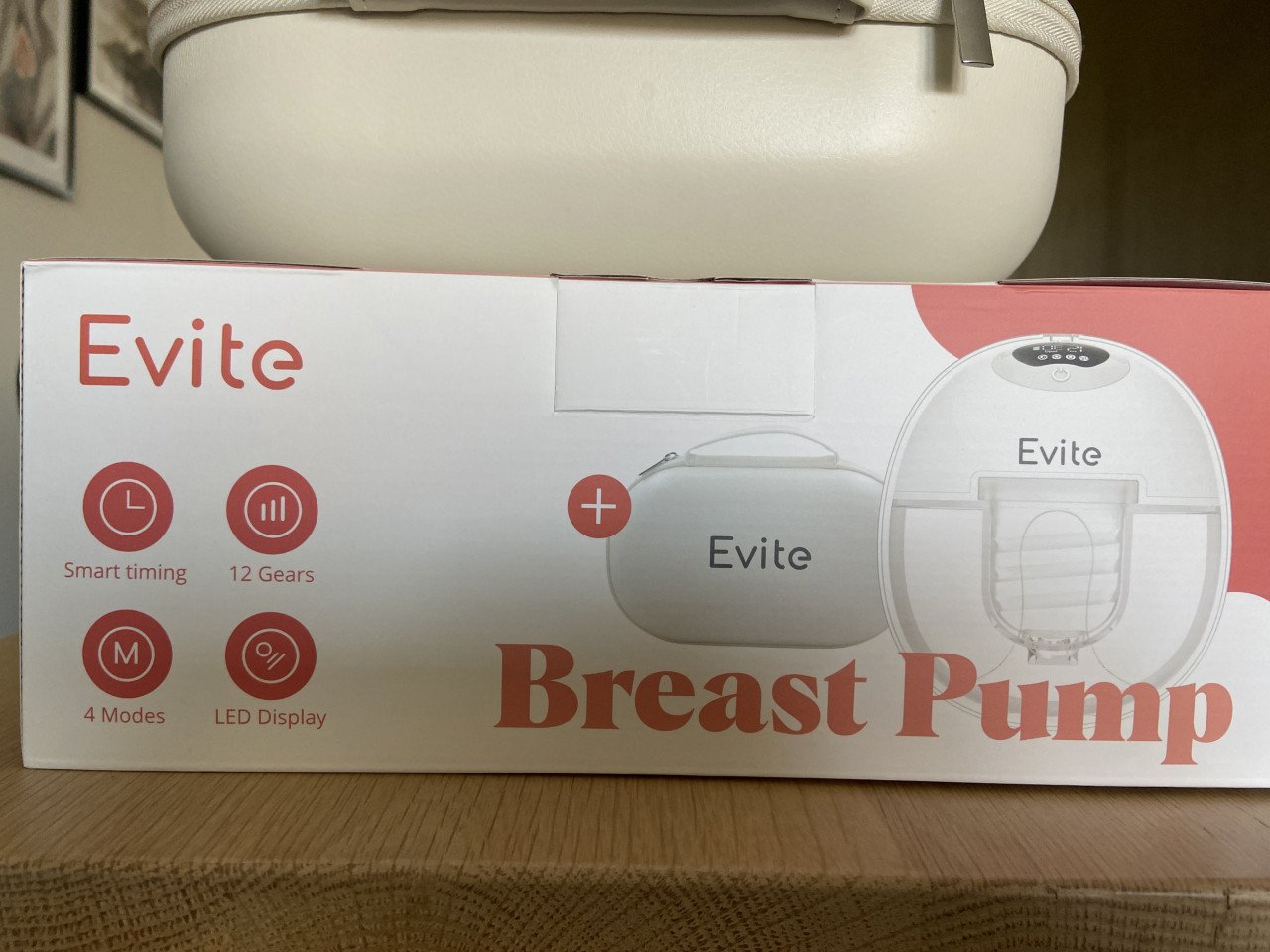 Evite draadloze dubbele borstkolf
