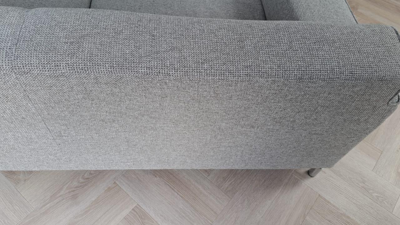 3-zitsbank grijsbruin 2m30