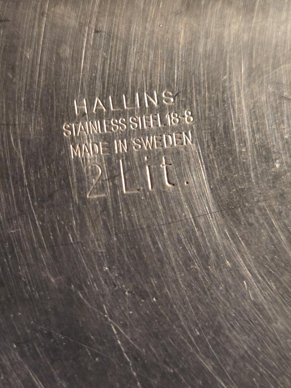 Vintage RVS (water) Kan van Hallins Zweden 2 LTR