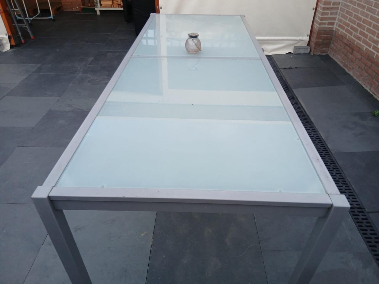 Tuintafel lxbxh 254x95x75