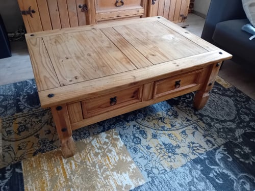 Grenen salontafel