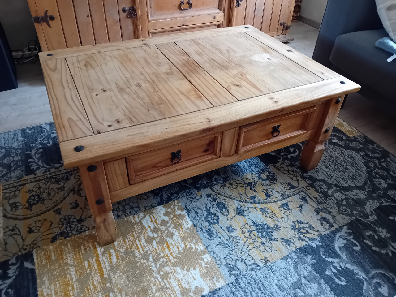 Grenen salontafel