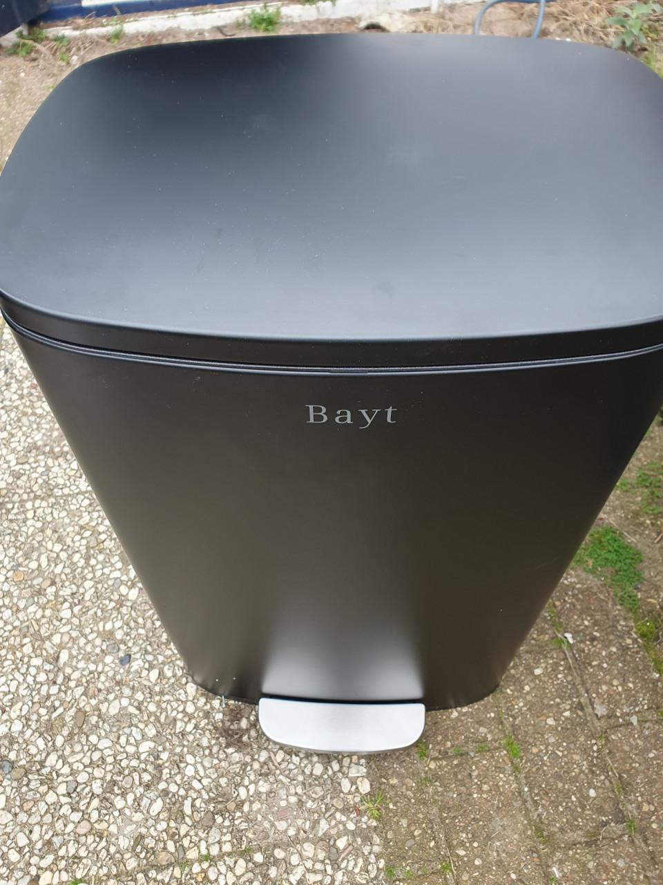 Bayt pedaalemmer 50L zilver | prullenbak keuken