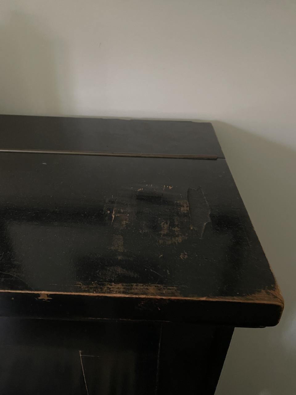 Staande zwarte piano - Schmidt