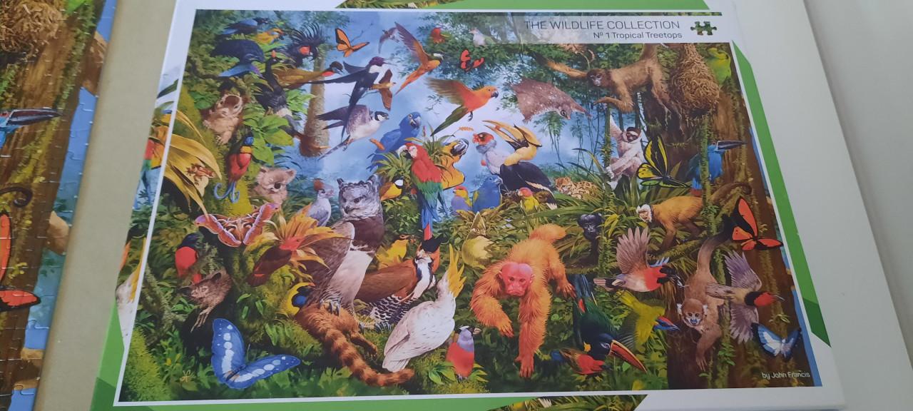 2 prachtige legpuzzels van The Wildlife Collection