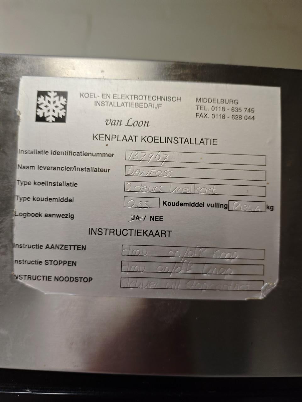 Grote RVS Dubbeldeurs Koelkast / Extra brede Schuurkoelkast