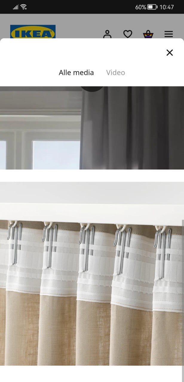 IKEA gordijnhaken