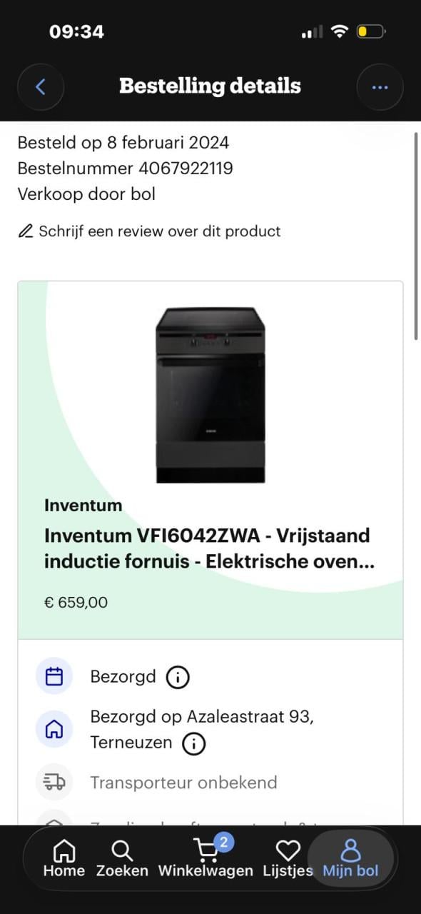 Inductie fornuis