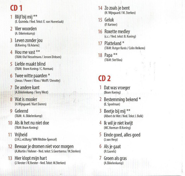 Harten 10 ‎– Bestemming Bekend 2cd/1dvd